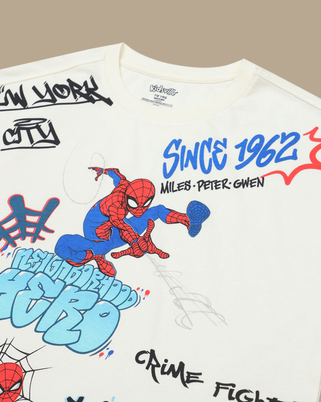 Spiderman Printed Tshirt For Boys