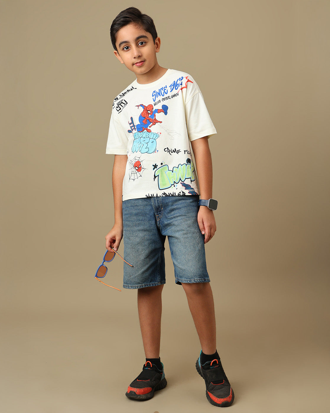 Spiderman Printed Tshirt For Boys