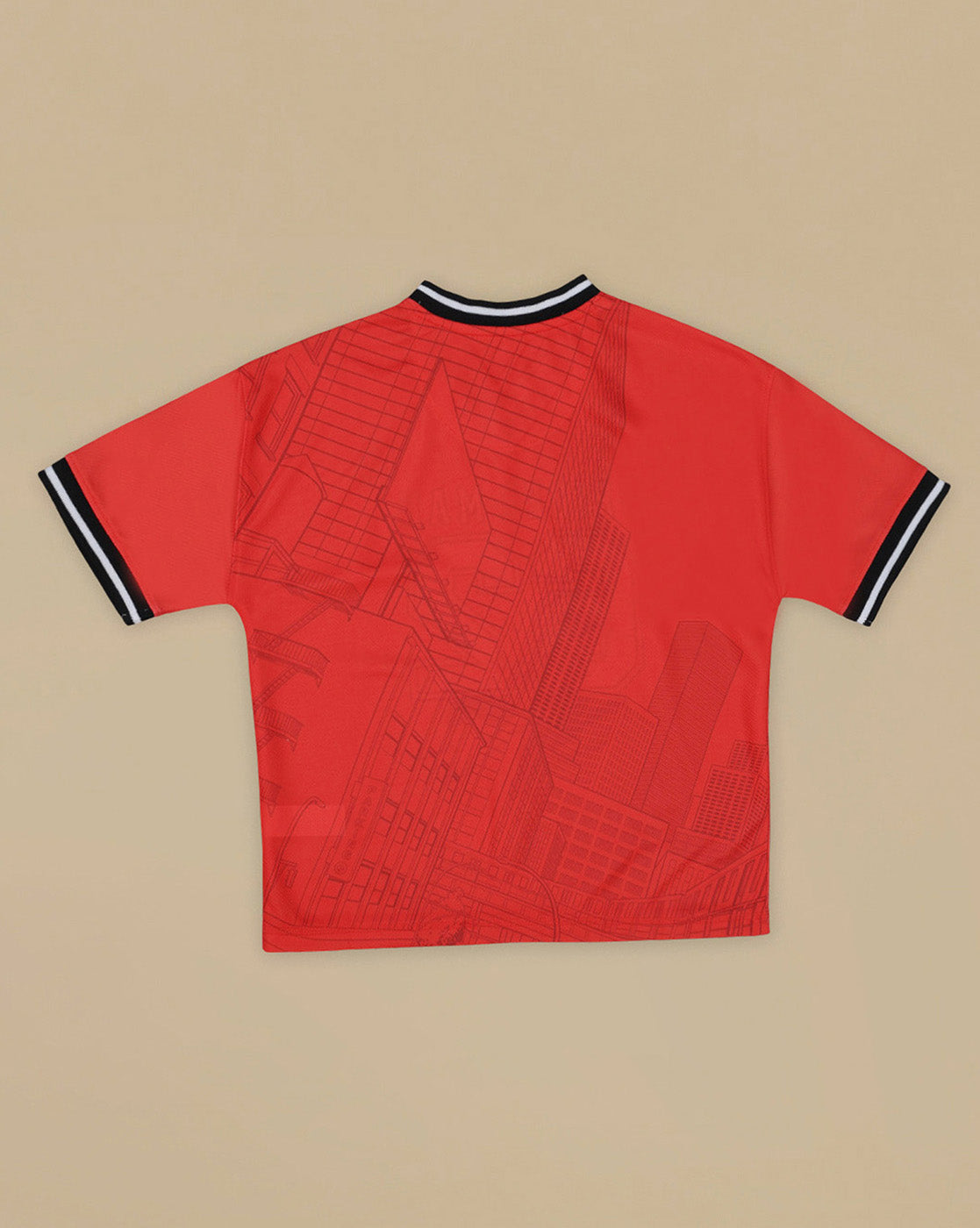 Spiderman Printed Oversized V-Neck Polyester Tshirt For Boys