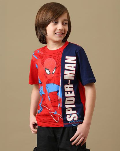 Spiderman Graphic  Regular Fit Tshirt  Boys