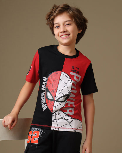 Spider-Man  Regular Fit Tshirt  Boys