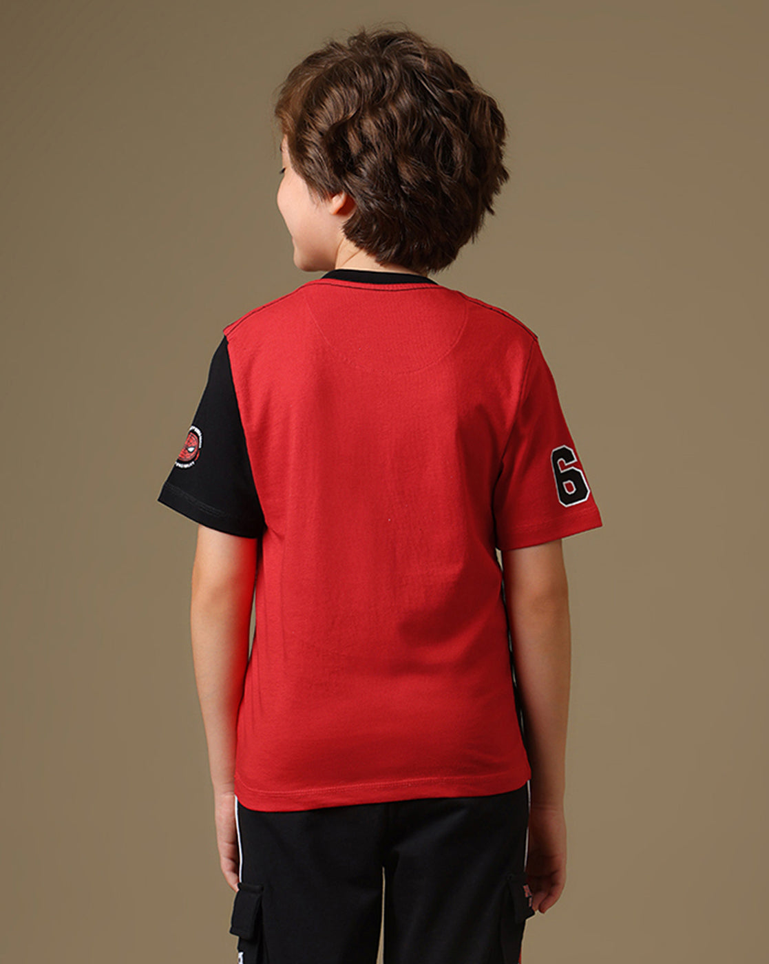 Spider-Man Printed Regular Fit Tshirt For Boys