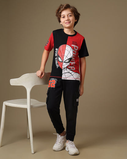 Spider-Man  Regular Fit Tshirt  Boys