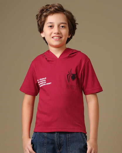 Spider-Man  Regular Fit Tshirt  Boys