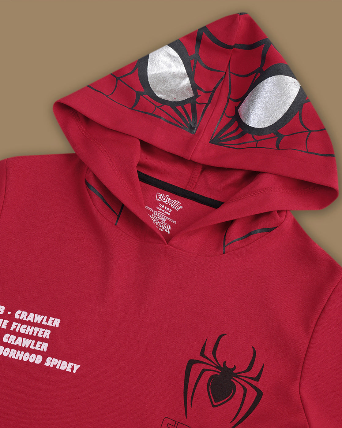 Spider-Man Printed Regular Fit Tshirt For Boys