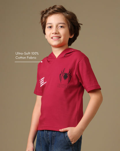 Spider-Man  Regular Fit Tshirt  Boys