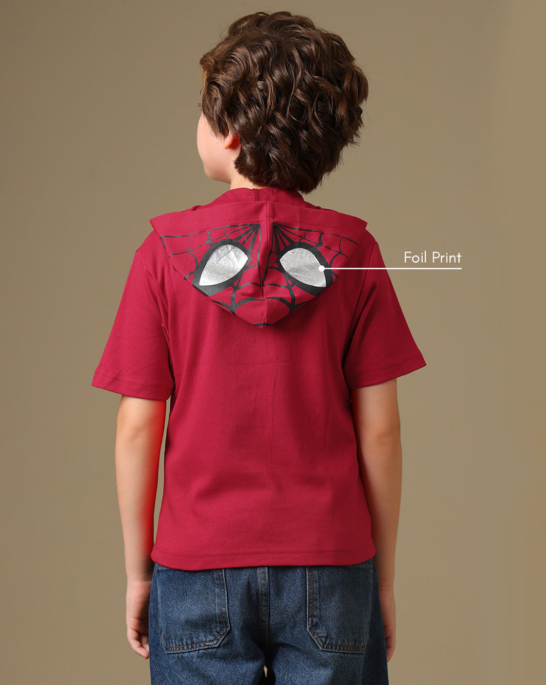 Spider-Man Printed Regular Fit Tshirt For Boys