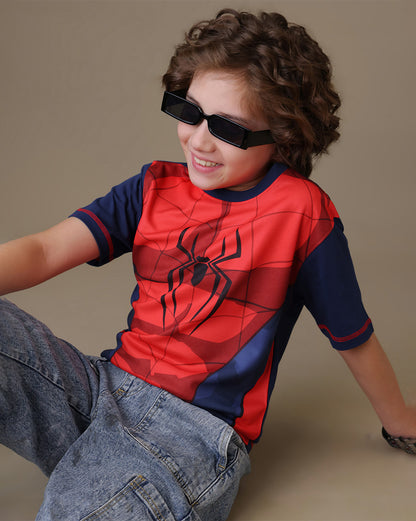 Spiderman  Regular Fit Tshirt  Boys