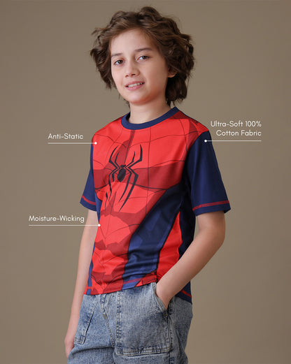 Spiderman  Regular Fit Tshirt  Boys