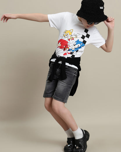 Sonic Classic Regular Fit Tshirt  Boys