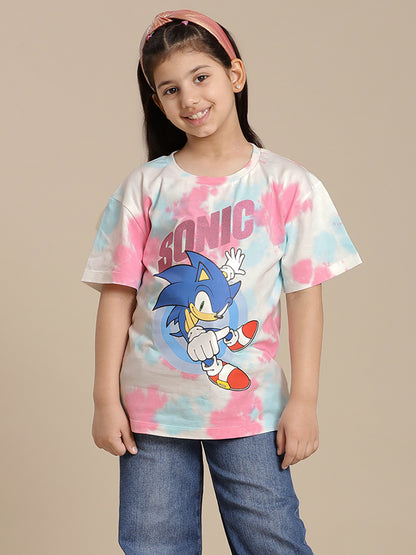 Sonic Classic  Relaxed Fit Tshirt  Girls
