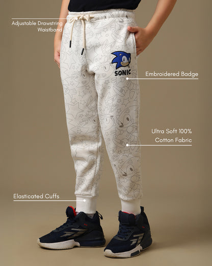 Sonic  Regular Fit Joggers  Boys