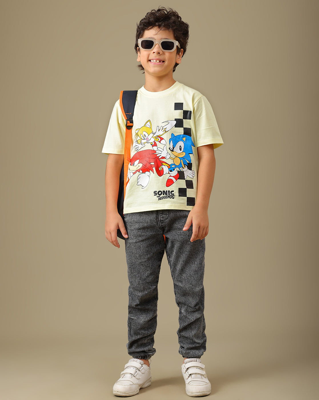 Sonic Printed Regular Fit Tshirt For Boys