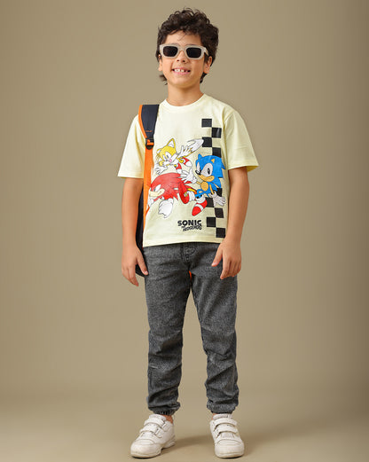 Sonic  Regular Fit Tshirt  Boys