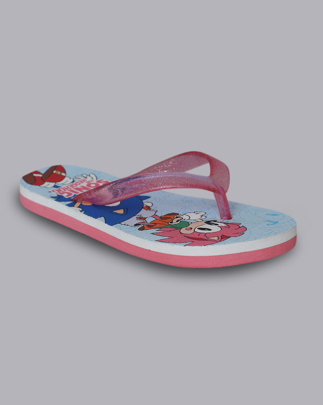 Sonic Printed Flipflops for Girls