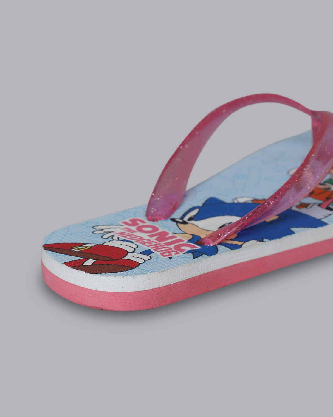 Sonic Printed Flipflops for Girls