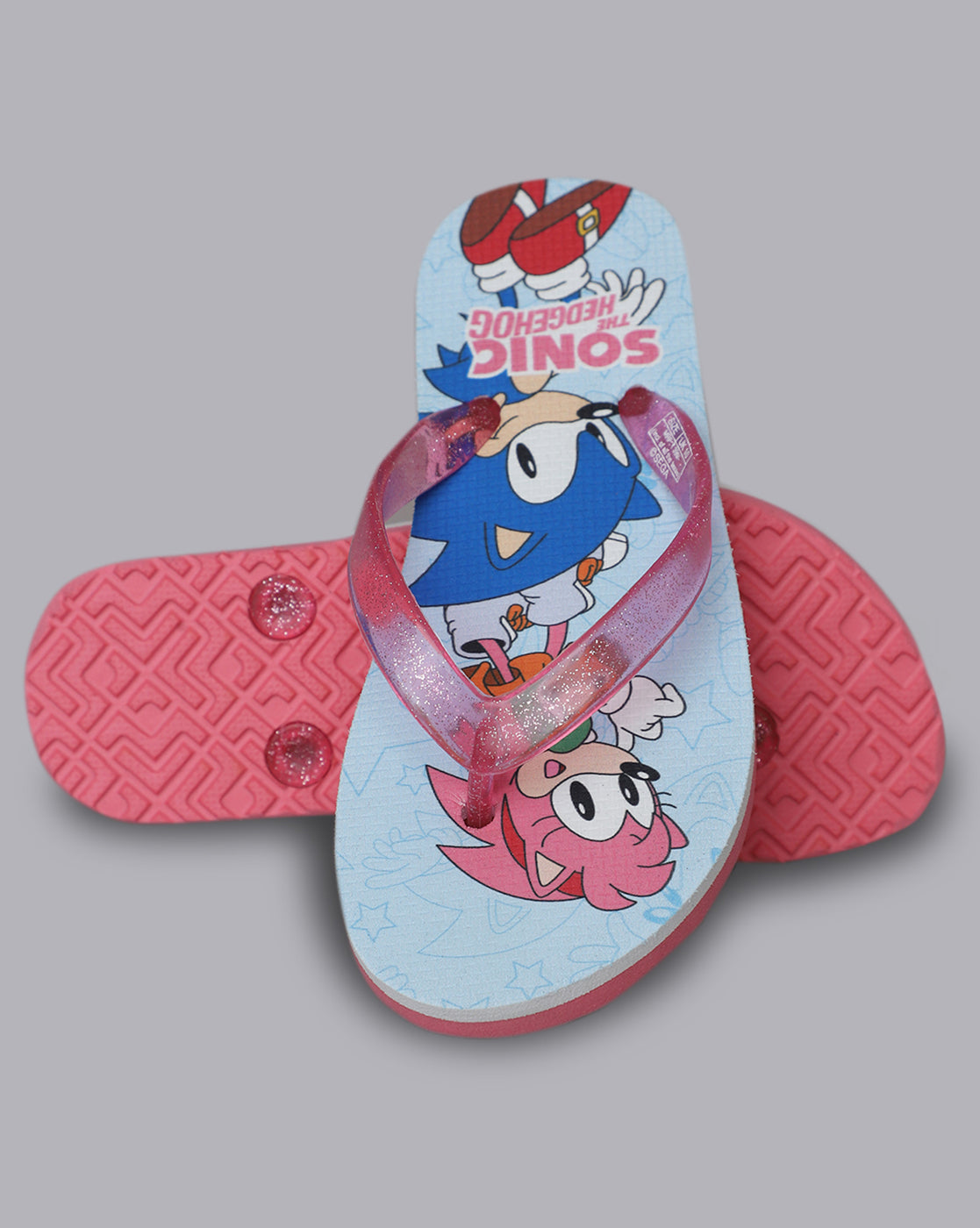Sonic Printed Flipflops for Girls