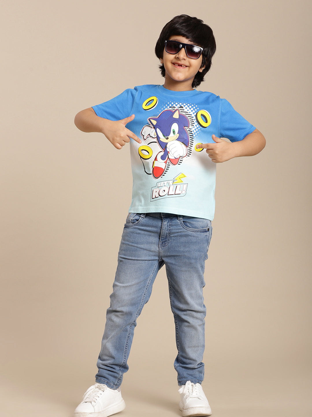 Sonic Modern Printed Regular Fit Tshirt For Boys