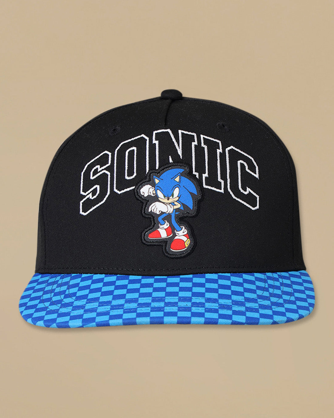 Sonic Printed Snapback Cap For  Boys