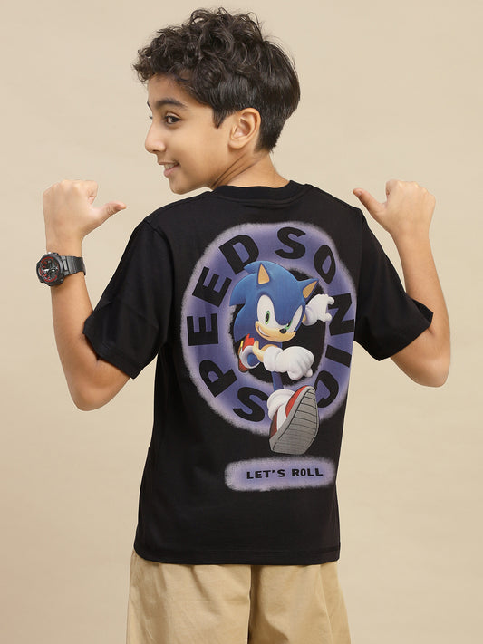 Sonic Modern Printed Regular Fit Tshirt For Boys