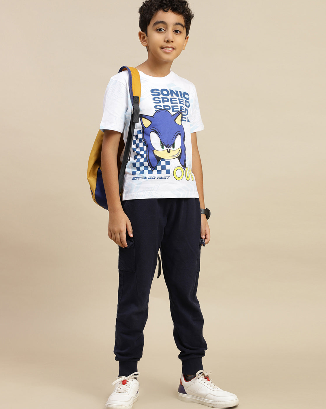 Sonic Modern Printed Regular Fit Tshirt For Boys