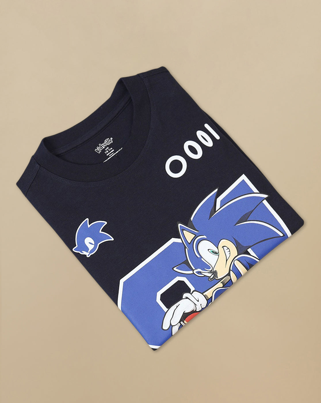 Sonic Modern Printed Oversized Tshirt For Boys