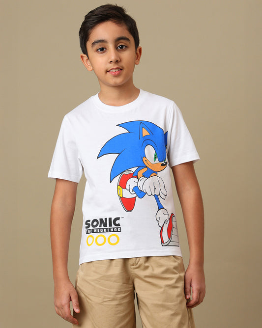 Sonic Modern Printed Regular Fit Tshirt For Boys