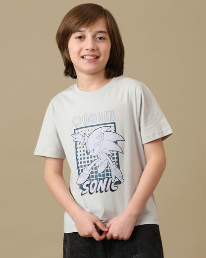 Sonic Graphic  Regular Fit Tshirt  Boys