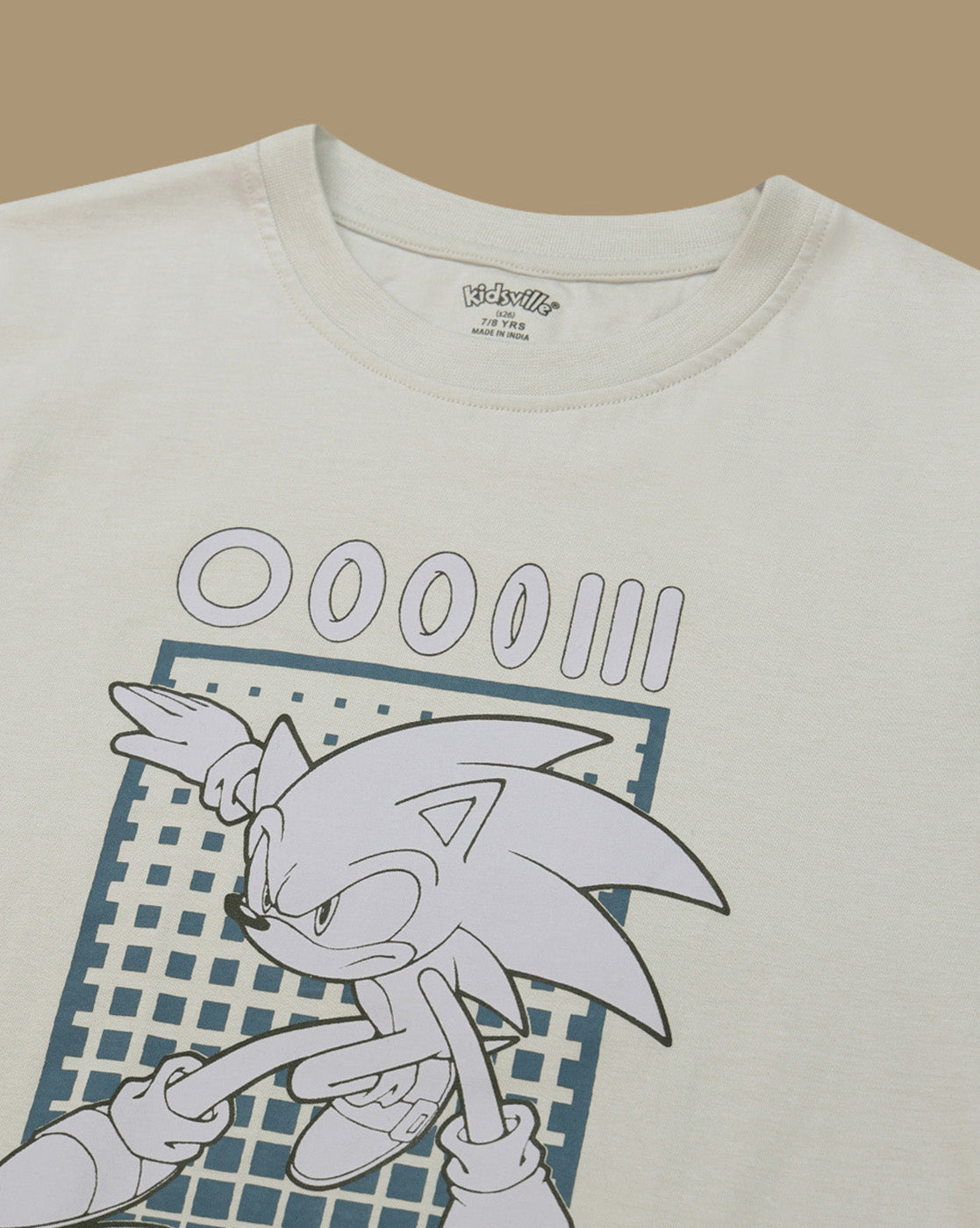 Sonic Graphic Printed Regular Fit Tshirt For Boys