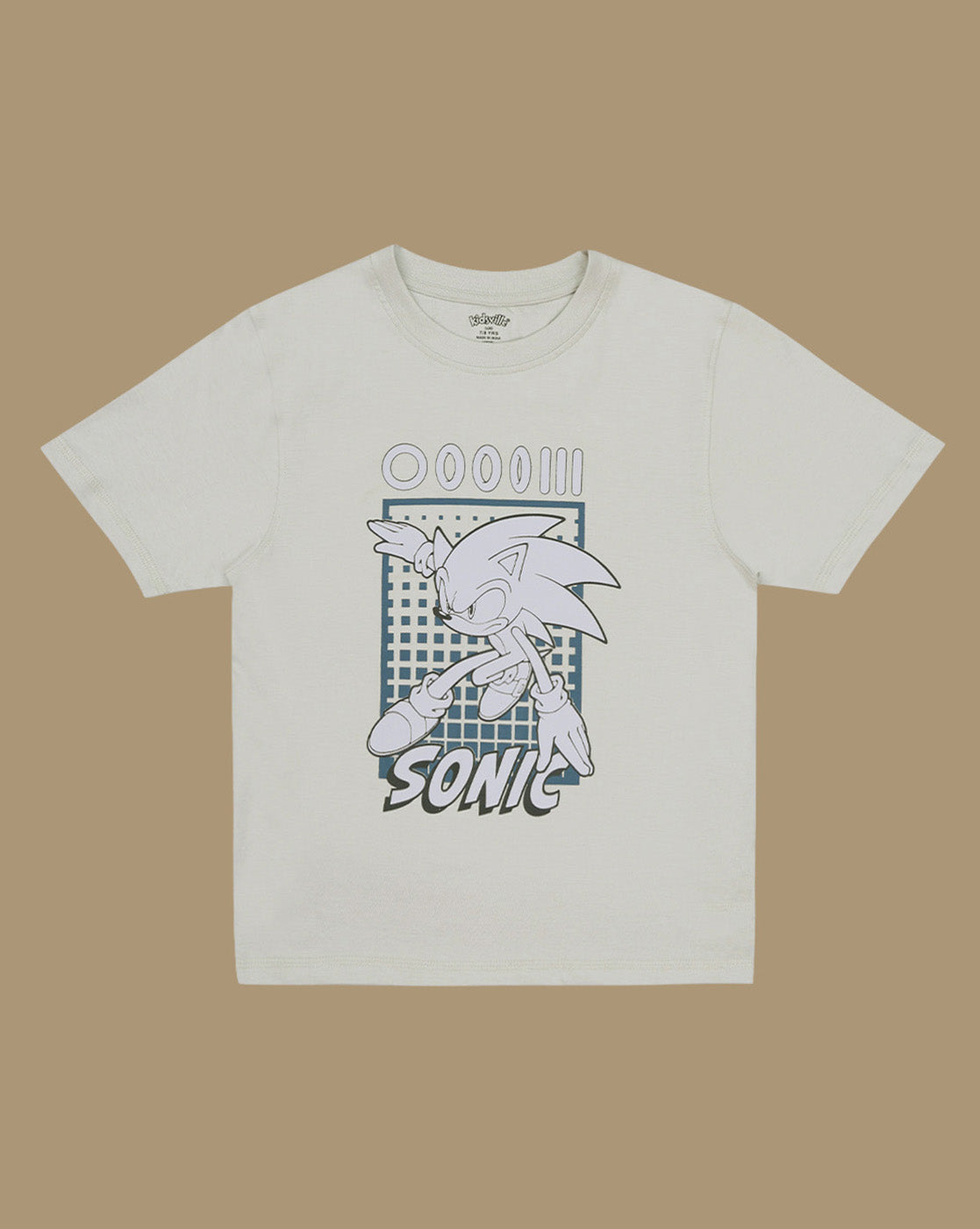 Sonic Graphic Printed Regular Fit Tshirt For Boys