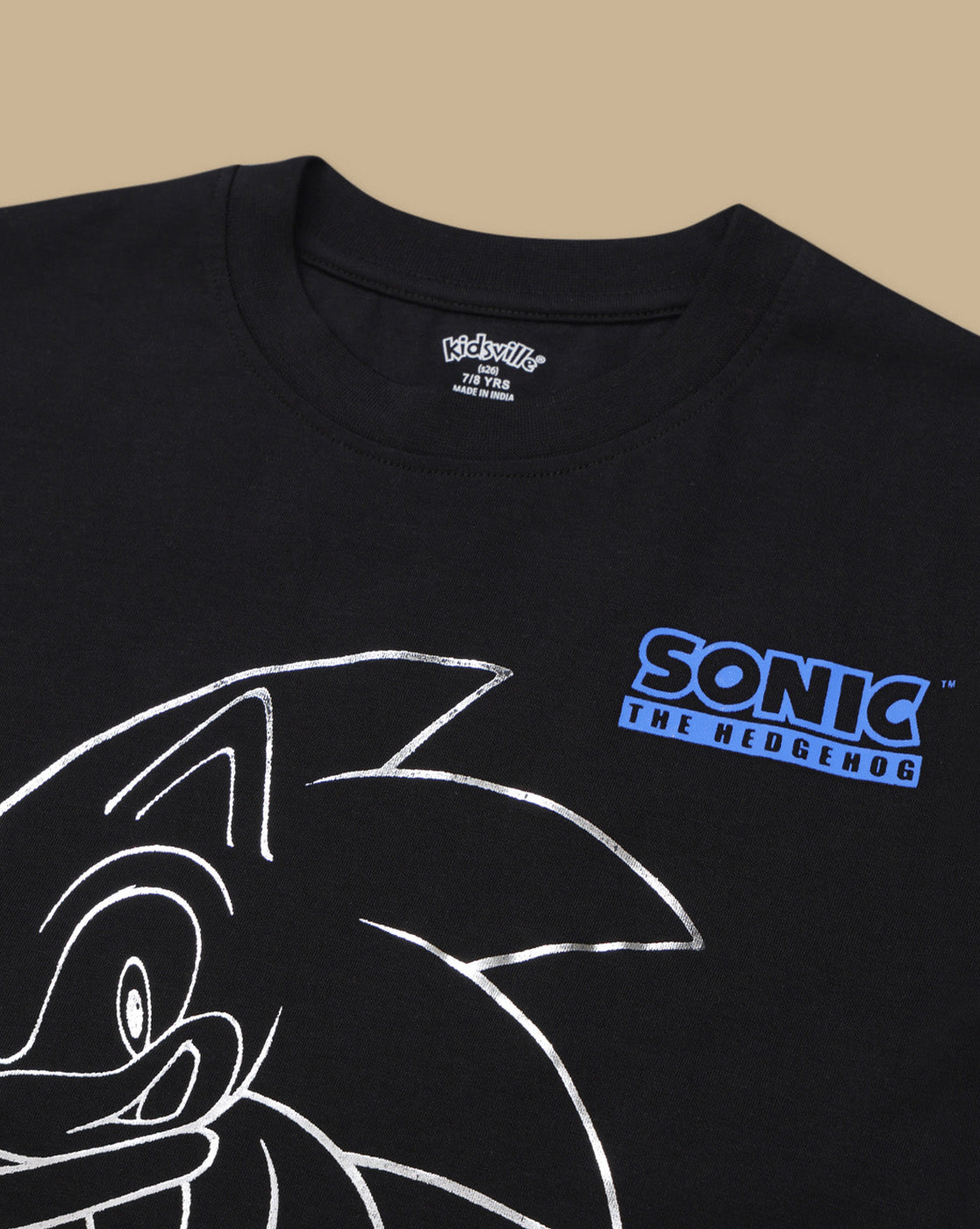 Sonic Graphic Printed Regular Fit Tshirt For Boys