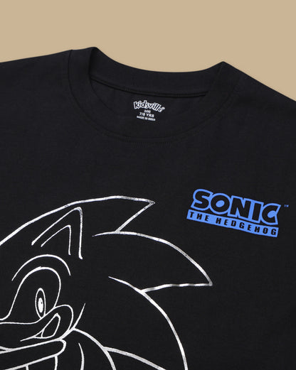 Sonic Graphic  Regular Fit Tshirt  Boys