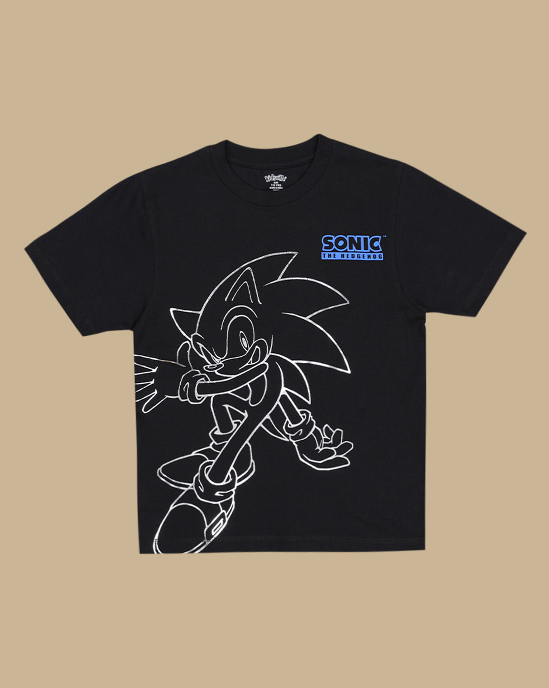 Sonic Graphic Printed Regular Fit Tshirt For Boys