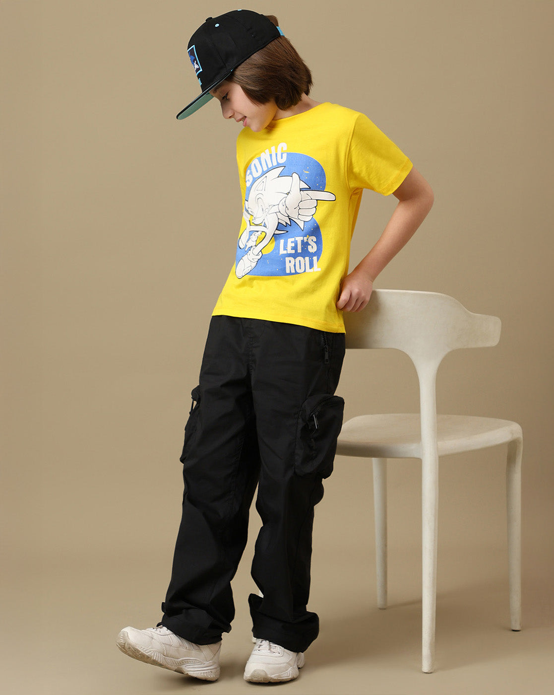 Sonic Graphic Printed Regular Fit Tshirt For Boys