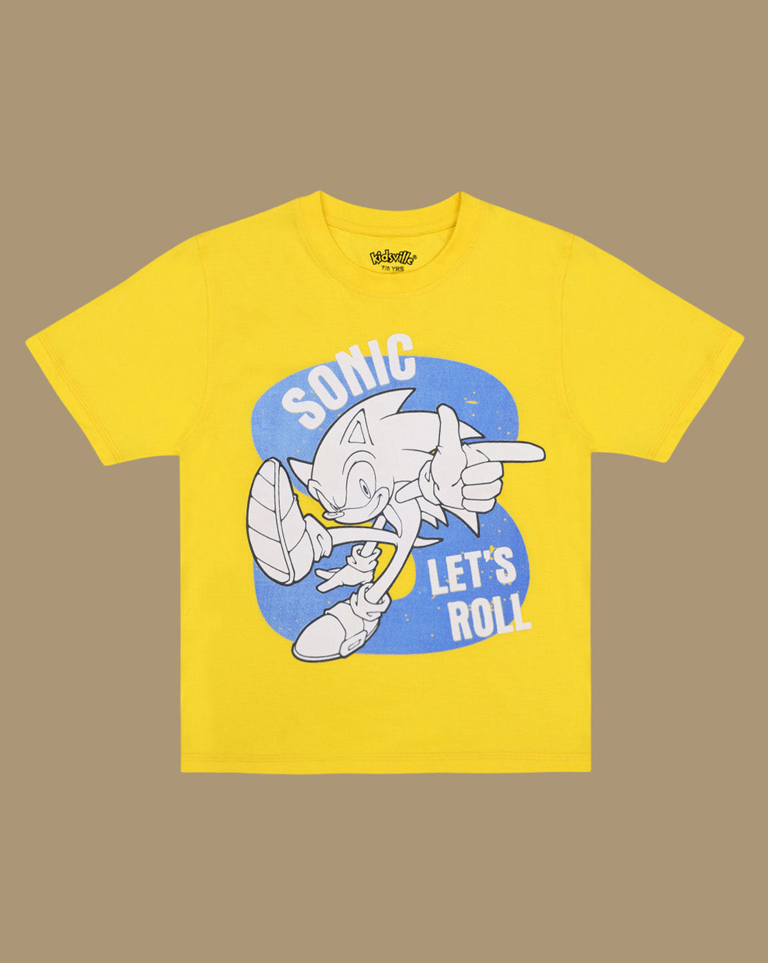 Sonic Graphic Printed Regular Fit Tshirt For Boys
