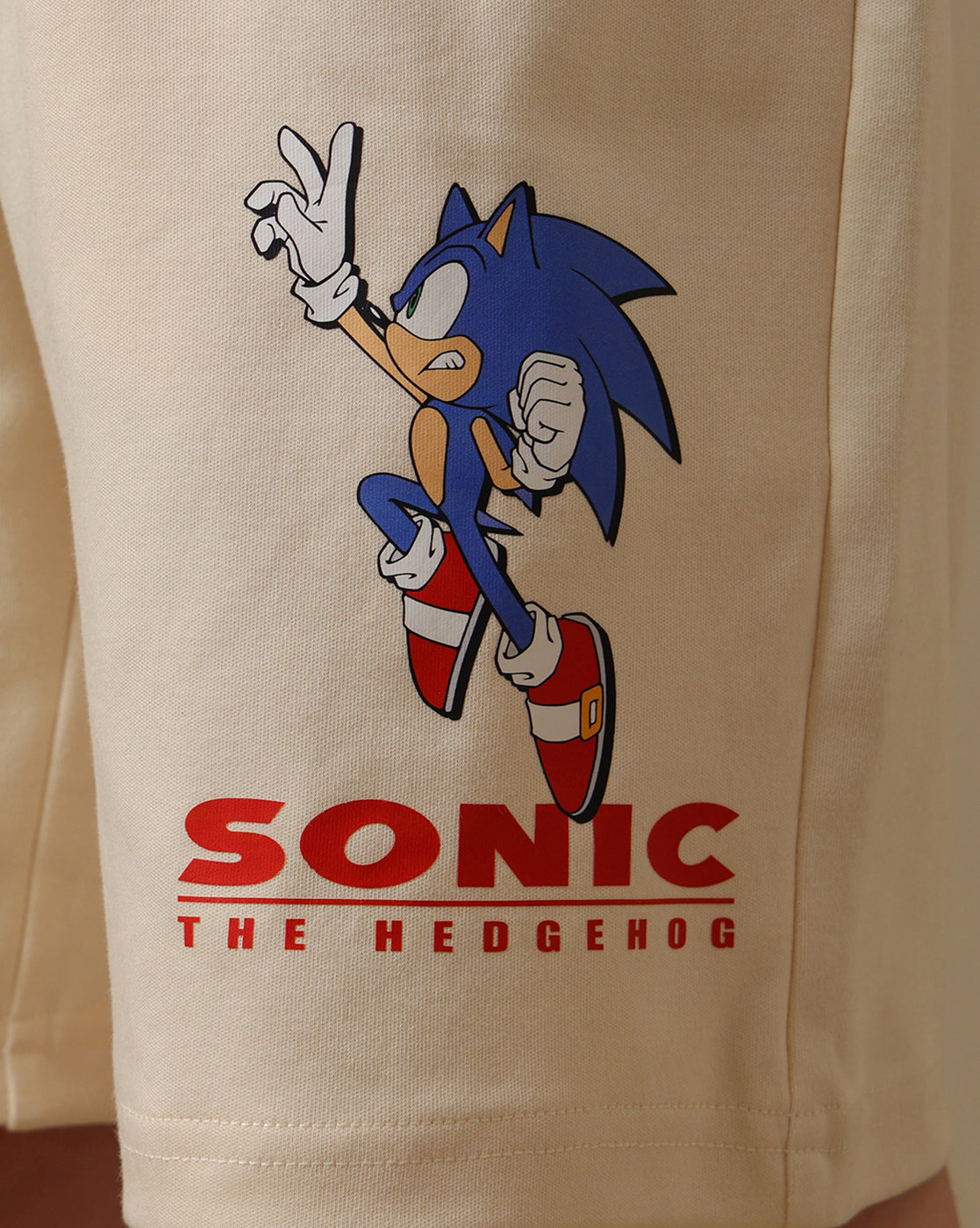 Sonic Modern Printed Tshirt & short Set For Boys