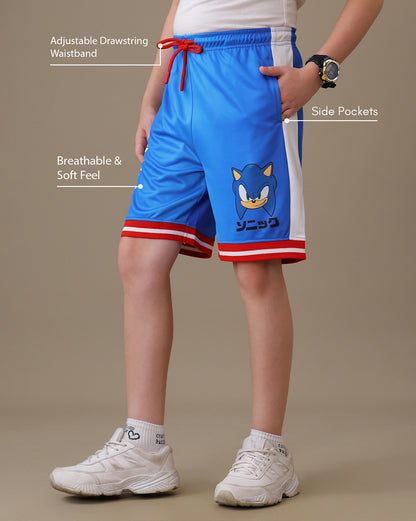 Sonic  Relaxed Fit Tshirt & Short Set Boys