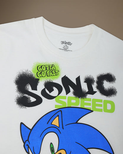 Sonic the Hedgehog  T-Shirt & Shorts Co-Ords Set  Boys