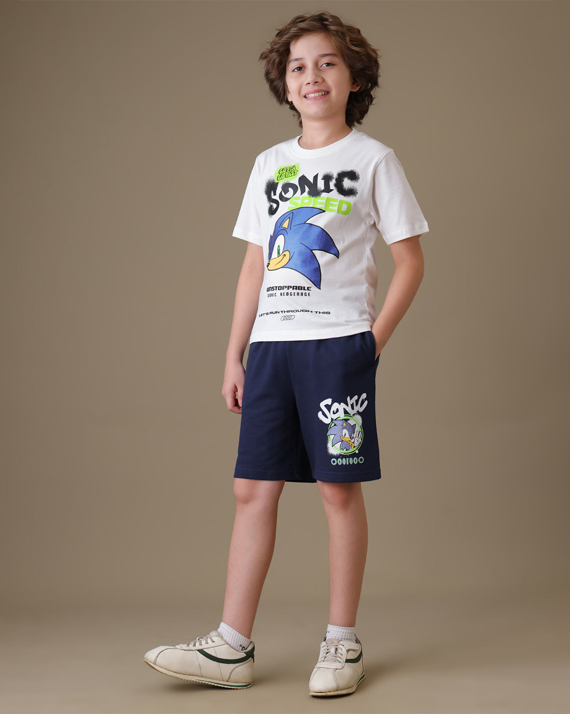 Sonic the Hedgehog  T-Shirt & Shorts Co-Ords Set  Boys