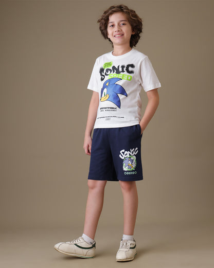 Sonic the Hedgehog  T-Shirt & Shorts Co-Ords Set  Boys