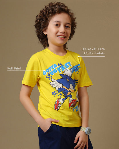 Sonic Modern  Tshirt & short Set  Boys