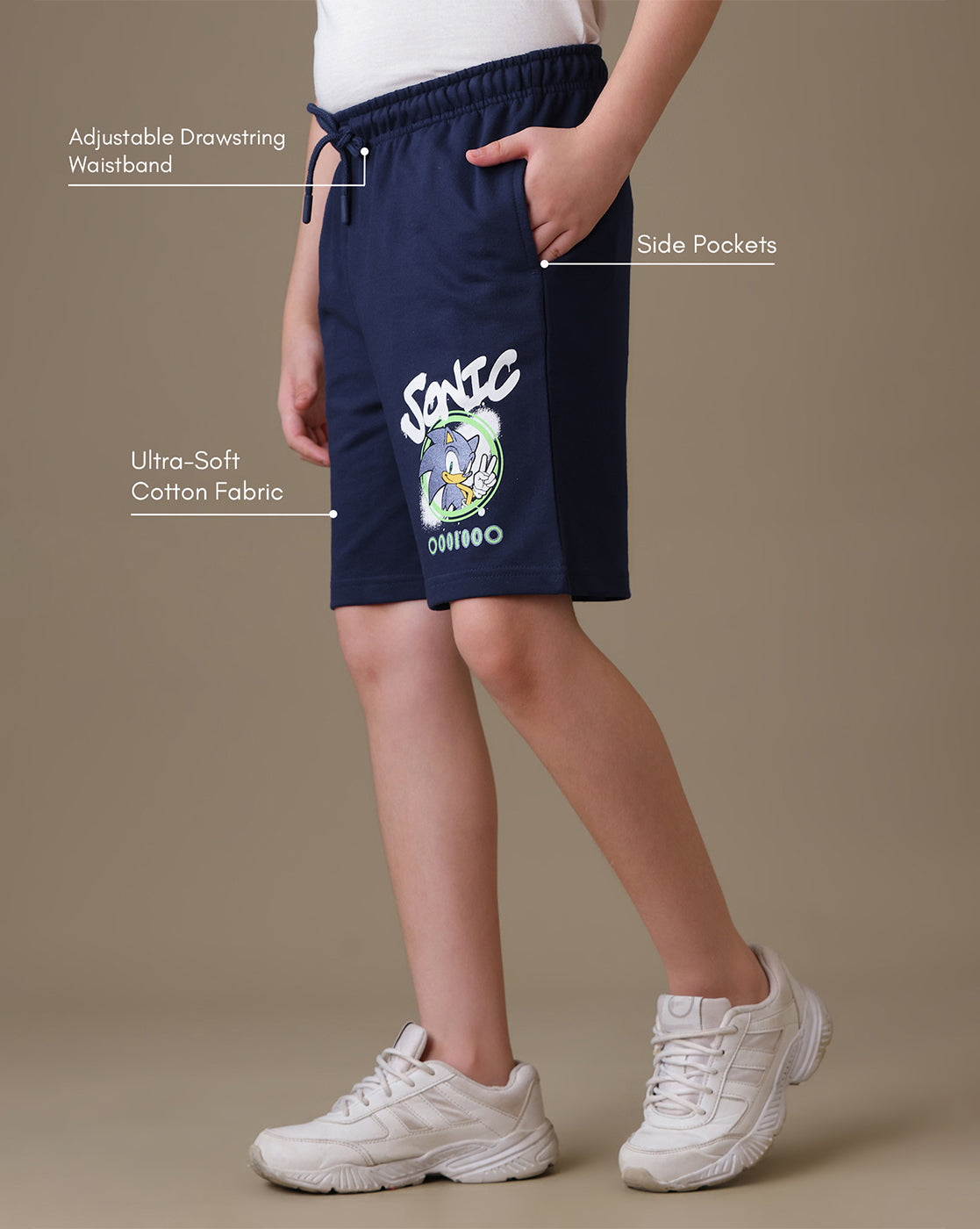 Sonic the Hedgehog Regular Fit Shorts  Boys