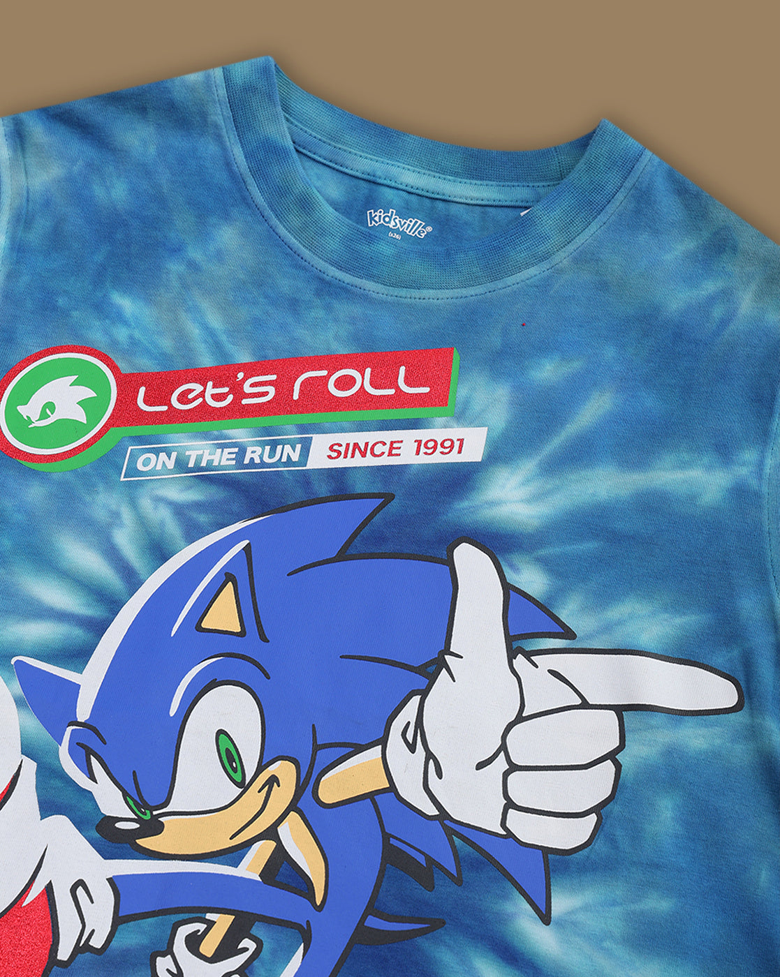Sonic Printed Regular Fit Tshirt For Boys