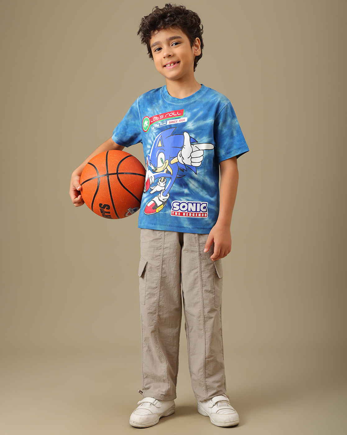 Sonic Printed Regular Fit Tshirt For Boys