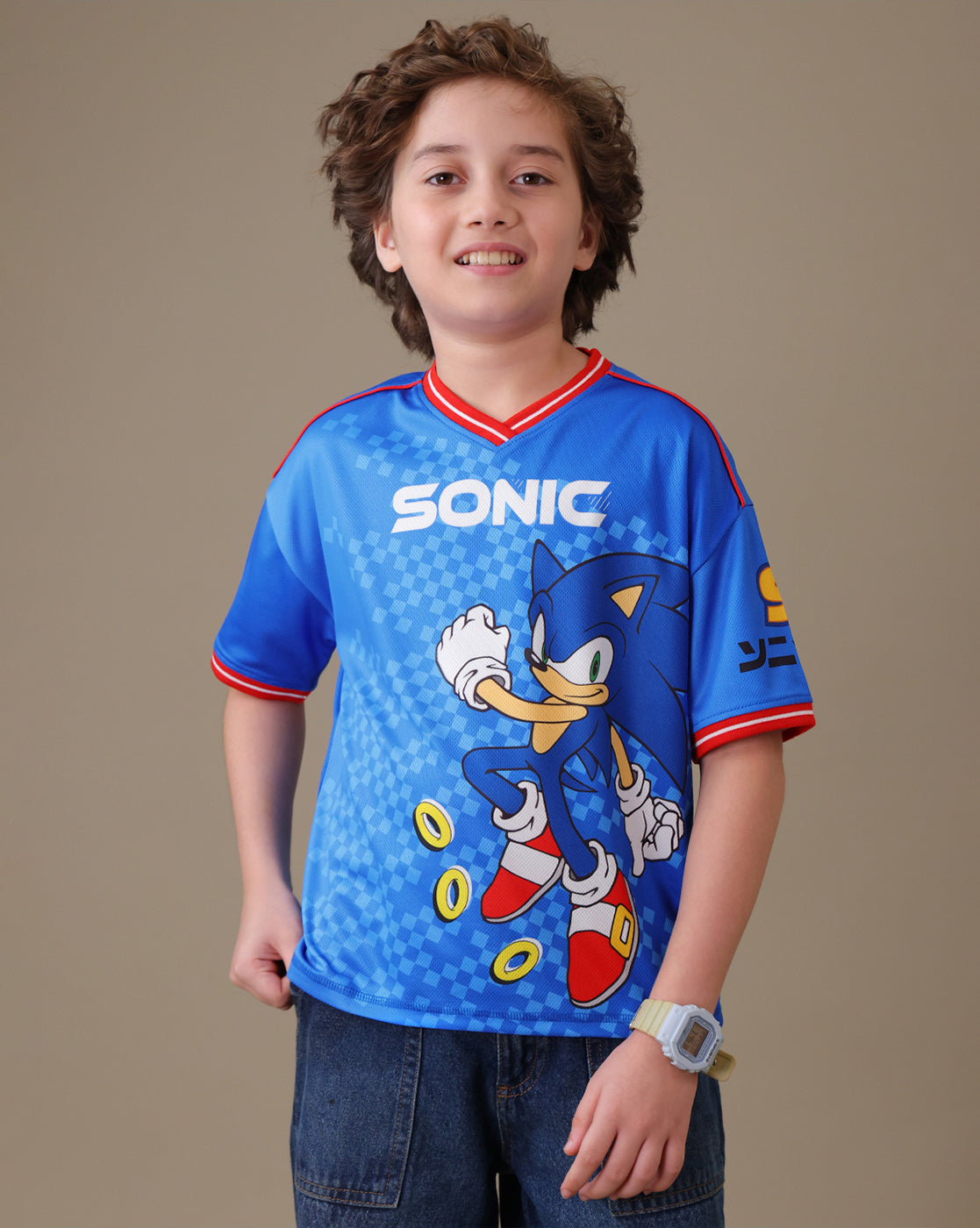 Sonic  Oversized Tshirt Boys