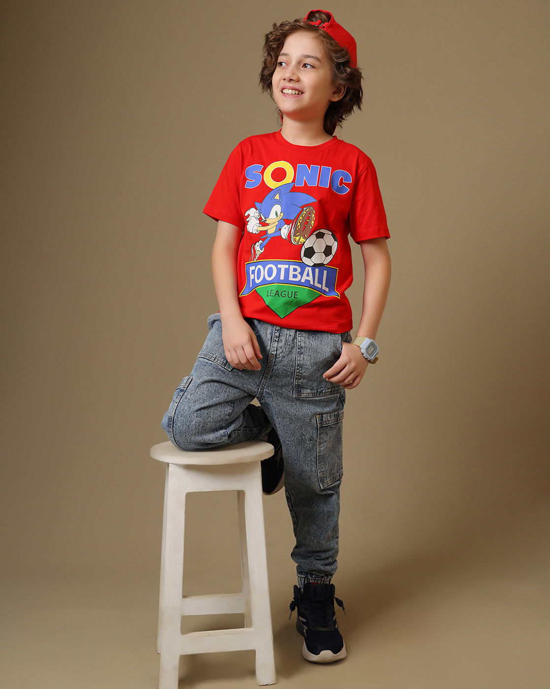 Sonic Modern Printed Regular Fit Tshirt For Boys