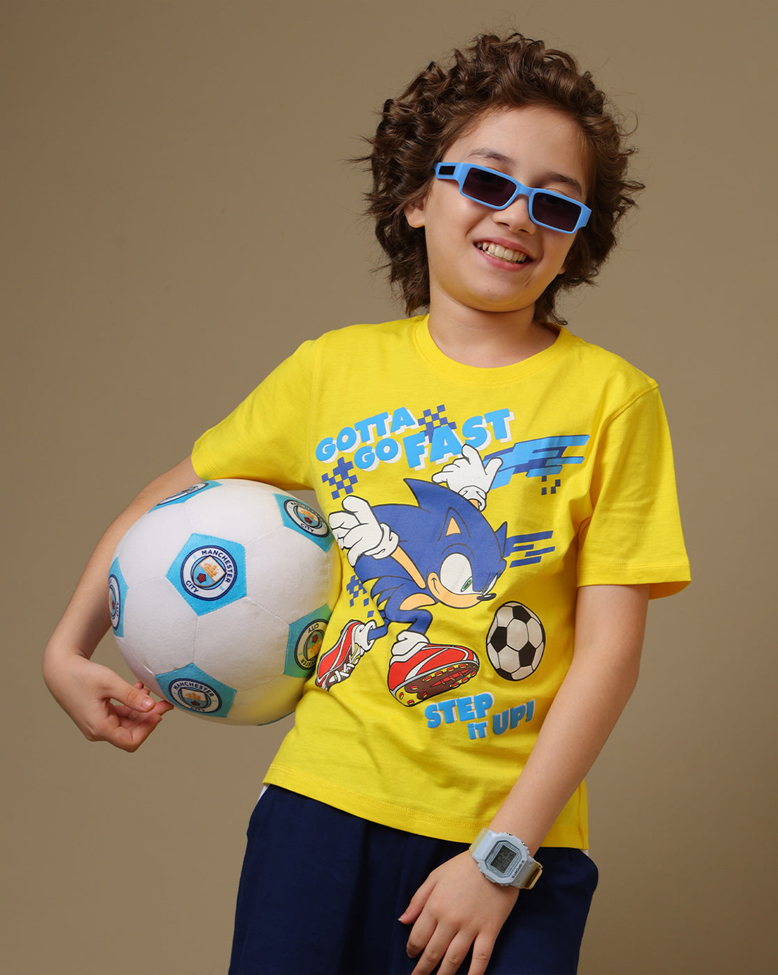 Sonic Modern Printed Regular Fit Tshirt For Boys
