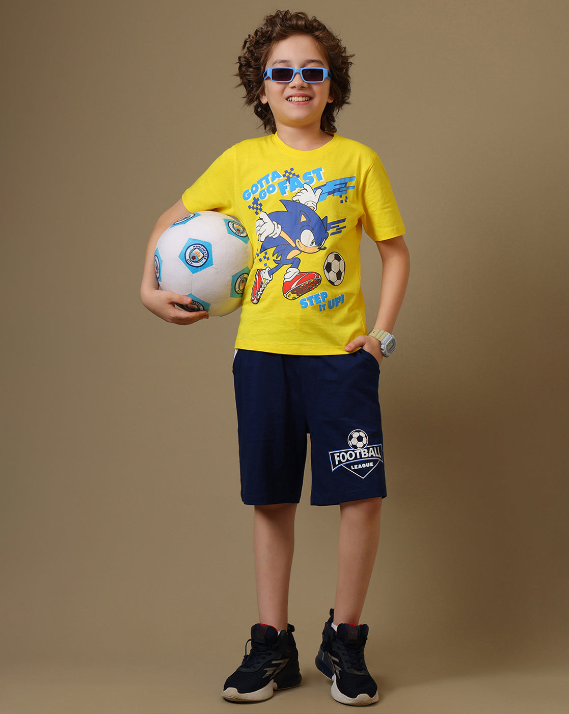 Sonic Modern Printed Regular Fit Tshirt For Boys