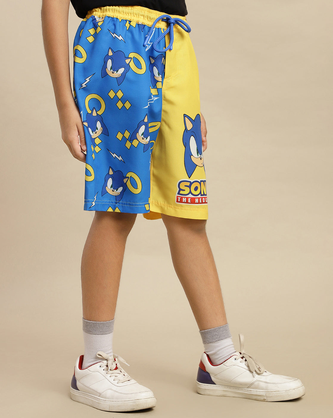 Sonic Modern Printed Swim board Shorts For Boys