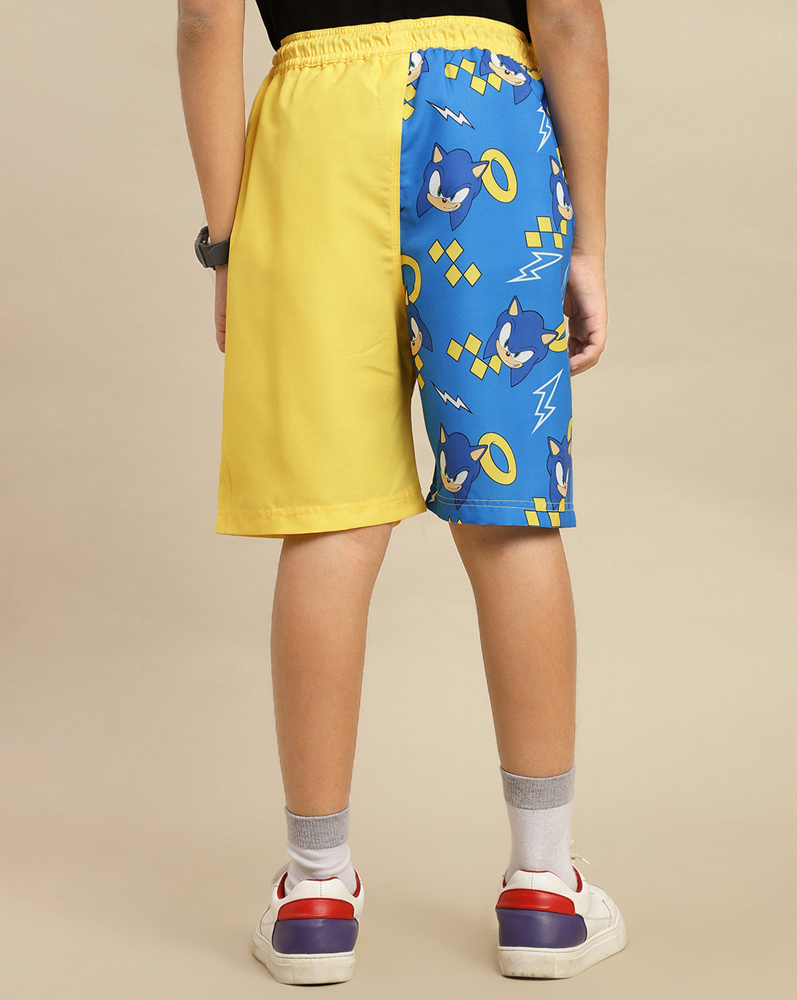 Sonic Modern Printed Swim board Shorts For Boys